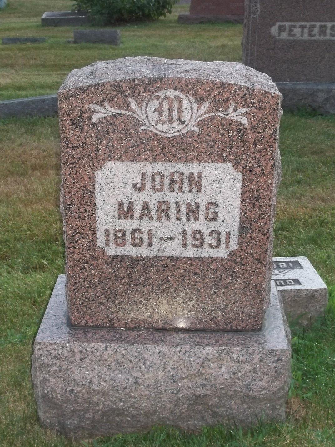 grafsteen john maring on 22 Jul 2011.